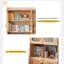 Vitrines en bois massif et verre Burlywood