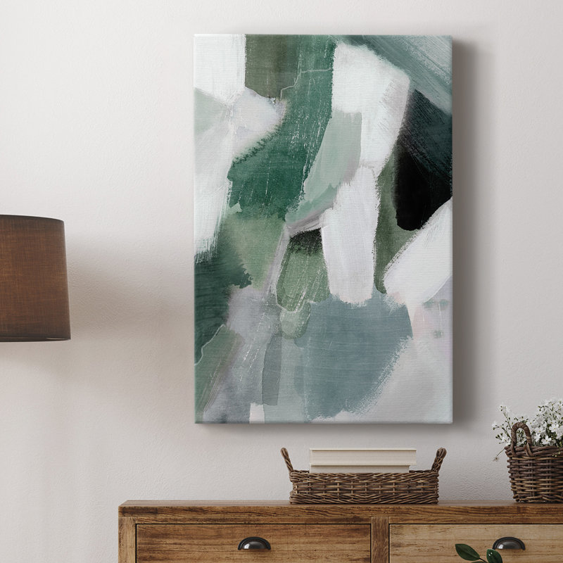 Turquoise Waters II - galerie sur mesure Cavas, H 18 po x l 12 po