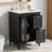 Bathroom Vanity with Sink, Two Drawers and  Adjustable Shelf-256442252