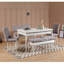 Banc moderne en velours avec pieds charme, blanc et couleurs Soho, 43,3 po x 18,1 po x 18,1 po | 100% panneau de particules enduit de mélamine, épaisseur de 0,7 pouce | Élégante unité de rangement 37,4 po x 4,7 po x 10,6 po | Parfait pour les décors scandinaves-2011747380