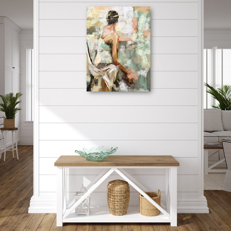 Intuition I Large Multicolor Canvas Art Print