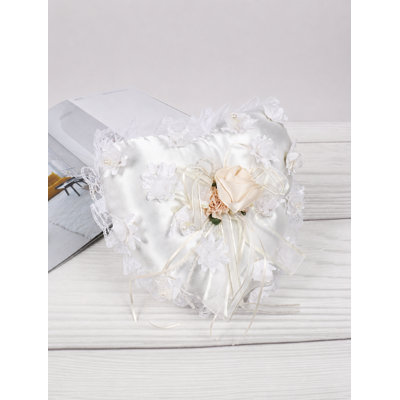 Heart Shaped Design Wedding Cushion