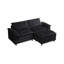 Causeuse avec repose-pieds Clidy-108052486