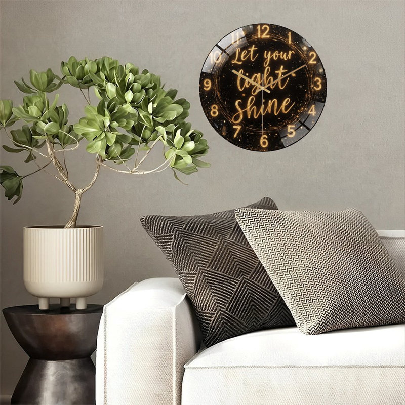 Horloge murale 12 po