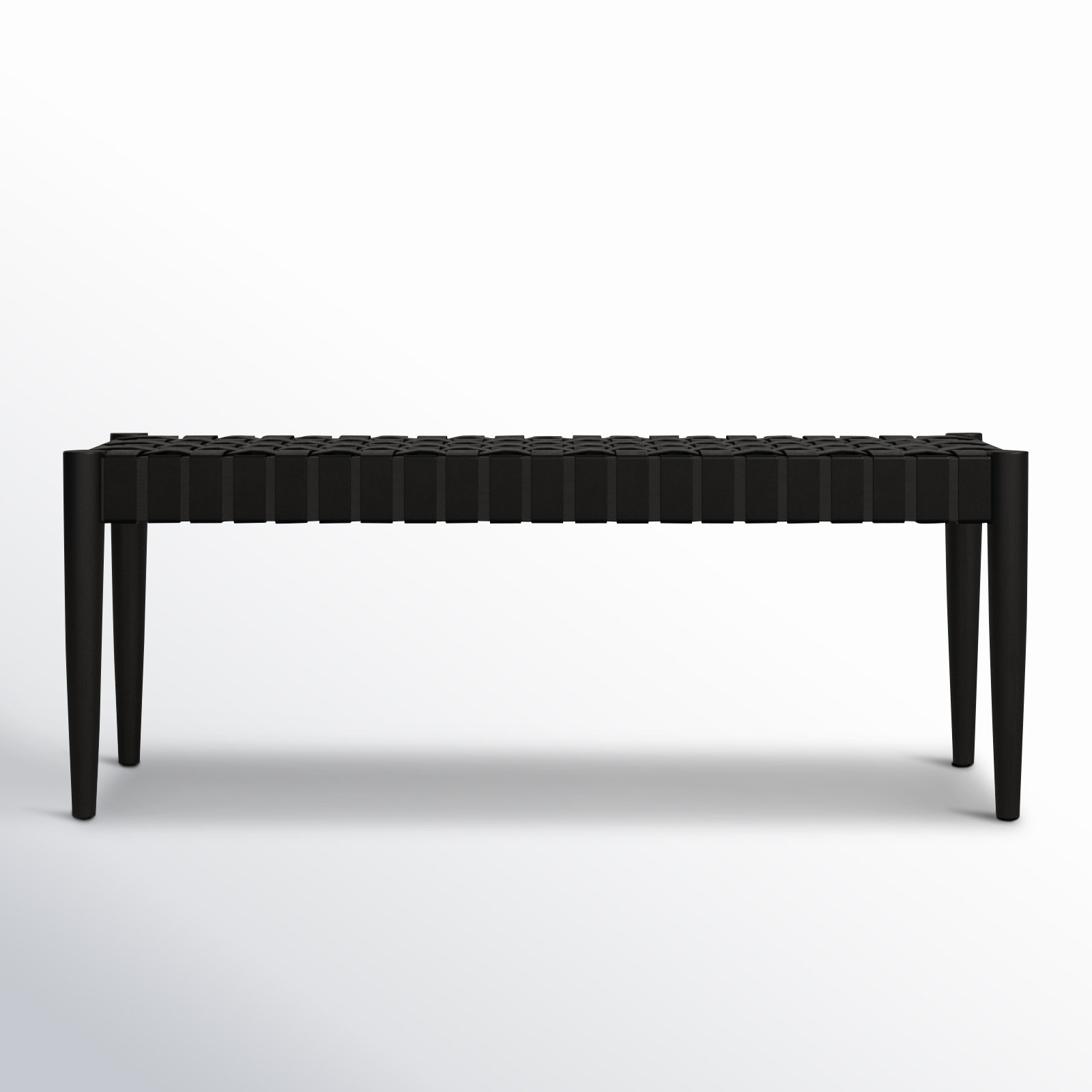 AllModern Orin 47" Woven Leather Bench & Reviews | Joss & Main