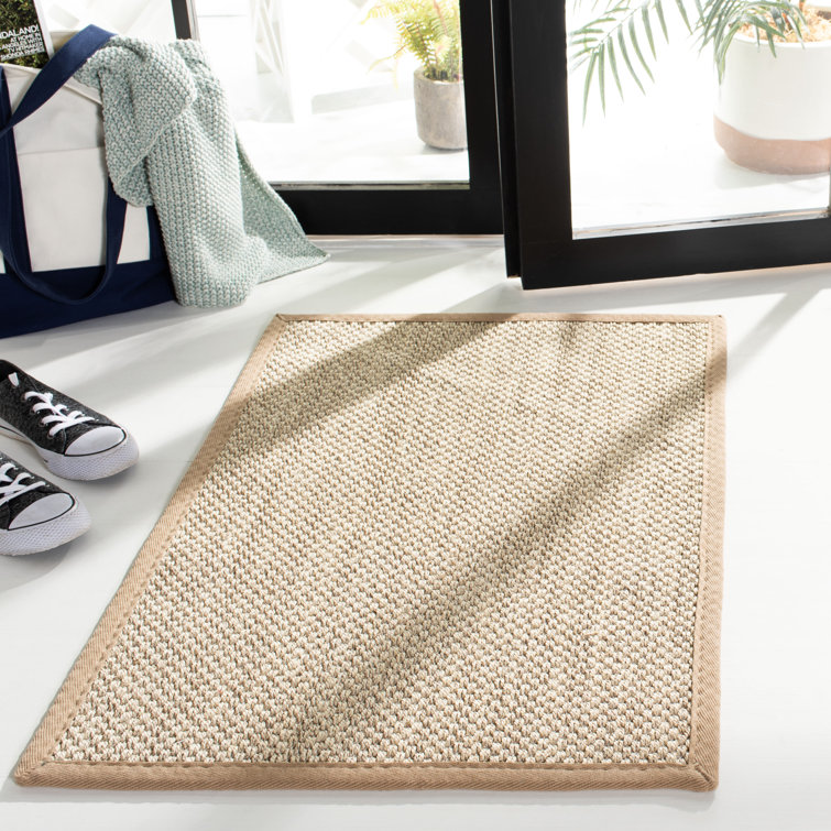 Kiki Jute/Sisal Marble/Linen Area Rug