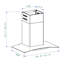 30" 600 CFM Convertible Wall Mount Range Hood in Stainless Steel With Filter Included