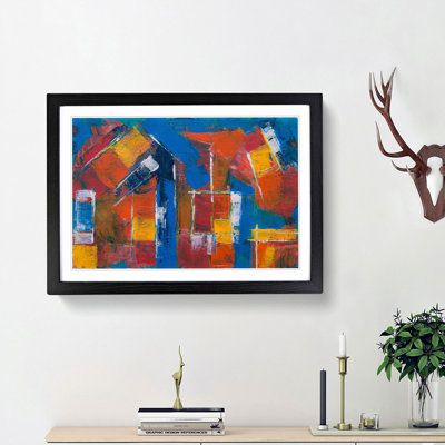 Abstract Art Painting Vol.465 by S.Johnson - Framed Print