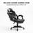 PU Leather Gaming Chair with Footrest and Lumbar Support - Reclining Computer Chair for Home Office & Study-1911099487