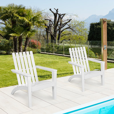 Chaise Adirondack en bois massif Parkerville