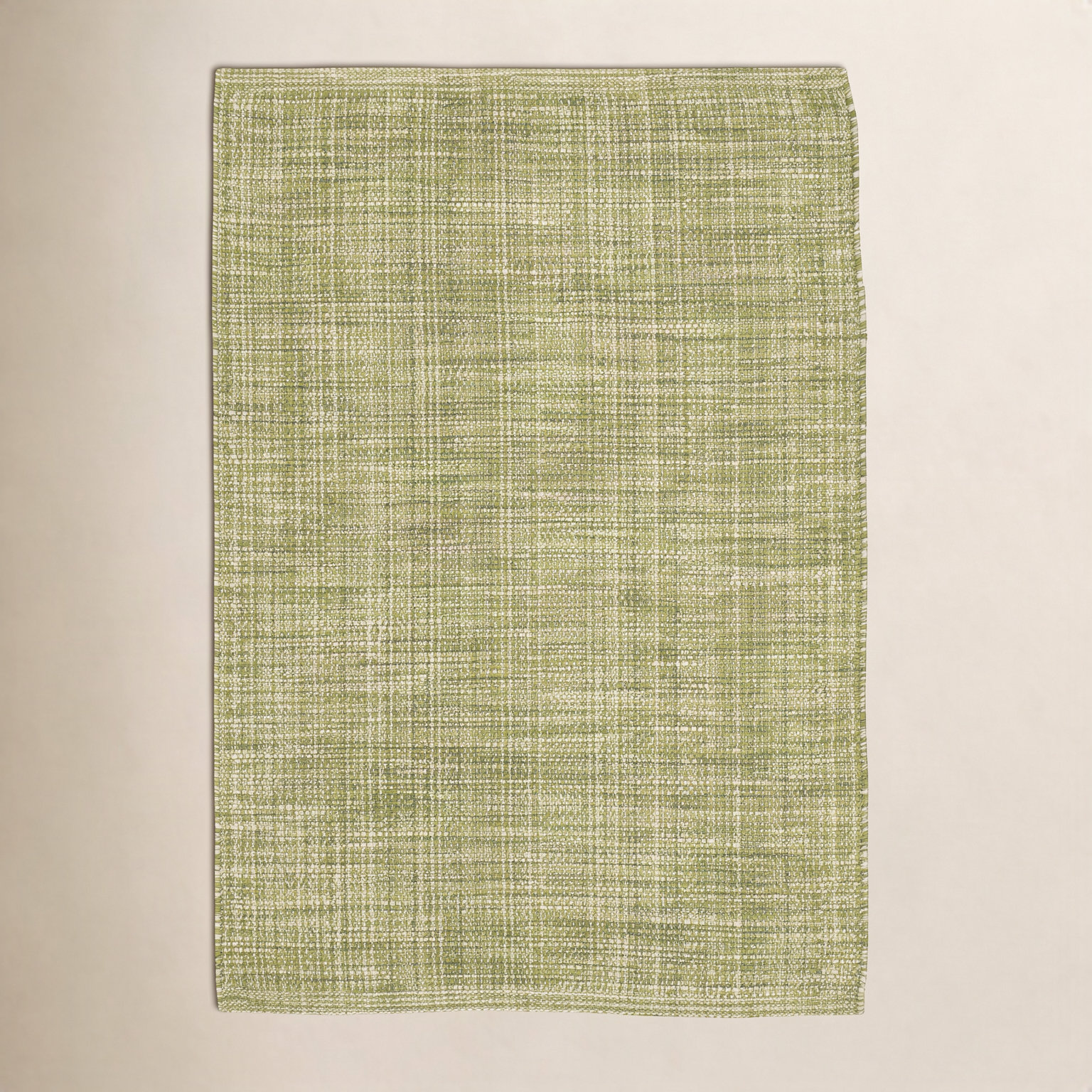 Sage Flatweave Indoor Outdoor Rug, Rectangle 5' x 8'