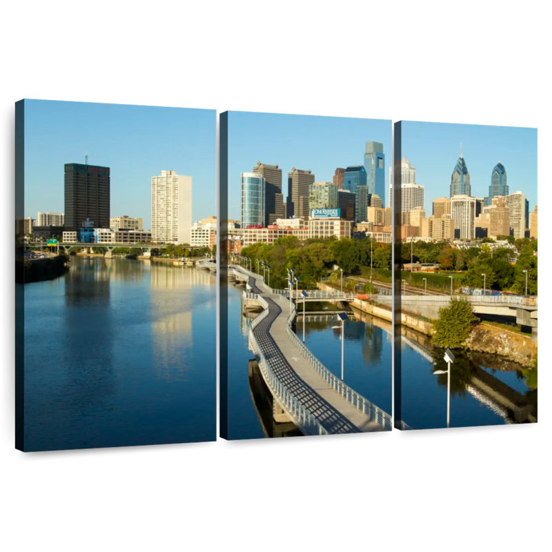 Nicci Schuylkill River Philadelphia, H 42 po x l 65 po