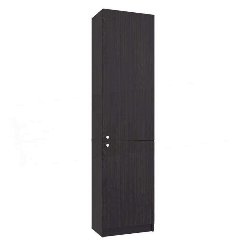 Armoire de rangement 2 portes, Wengé