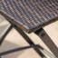 Patio pliable, 2 extérieurs de tabourets de jardin - conception moderne et artificielle