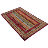 Neissa Oriental Area Rug in Multicolor Red