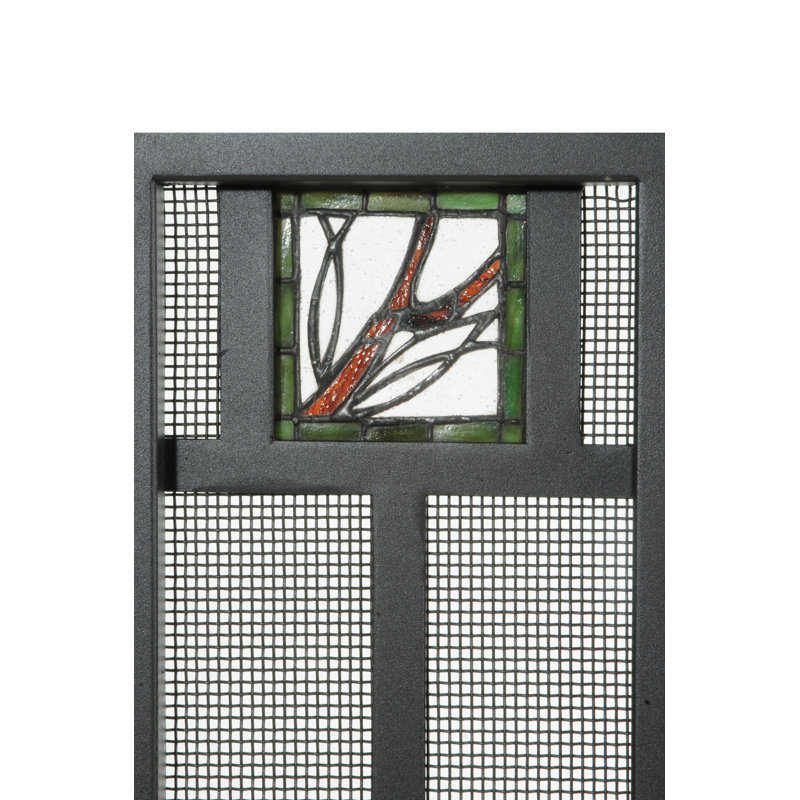 Branch 3 Panel Fireplace Screen
