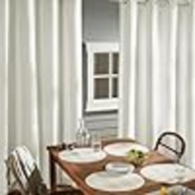 Waterproof Outdoor Curtains For Patio Porch Pergola Cabana Sunlight Blocking Privacy Grommet Indoor Curtain Panels For Bedroom Living Room, 1 Panel