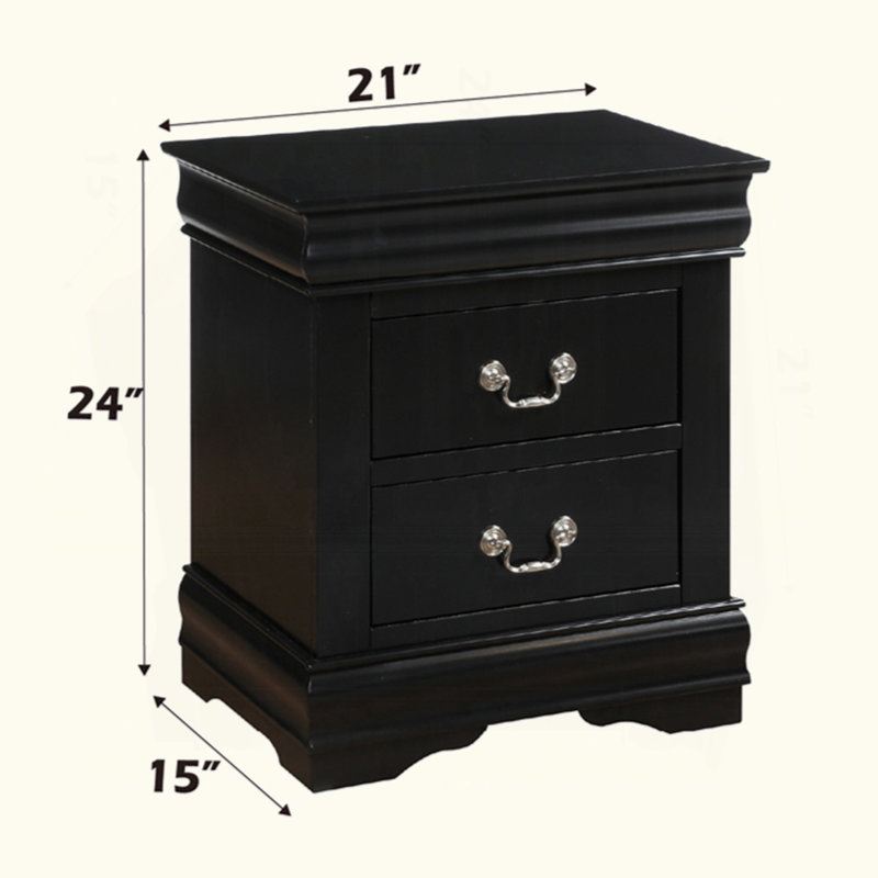 Mobilier de chambre à coucher 1Pc, Black