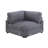 6- Piece Corduroy Modular Sectional & Ottoman-738548555
