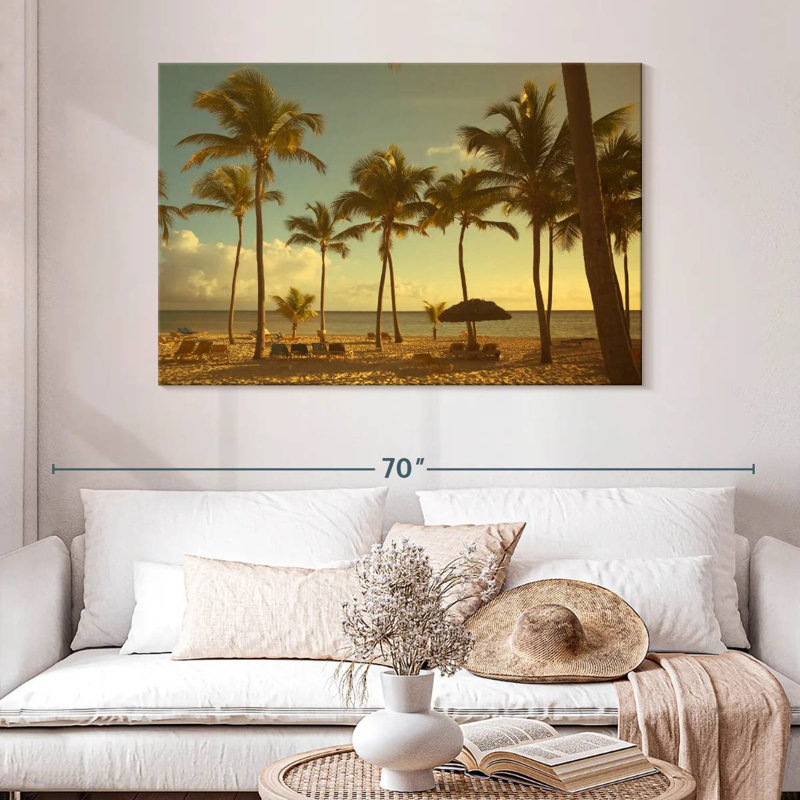 Gillard Jamaica Retro Beach, 32" H x 48" W