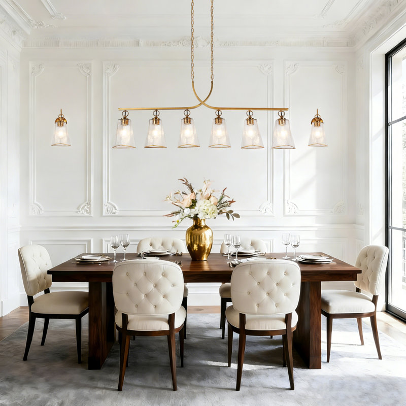 Coleridge 6-Light Dimmable Chandelier with Adjustable Height