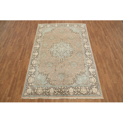 Kashmir Oriental Silk Area Rug 6x9
