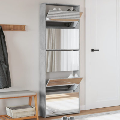 4 Pair Flip Down Shoe Storage
