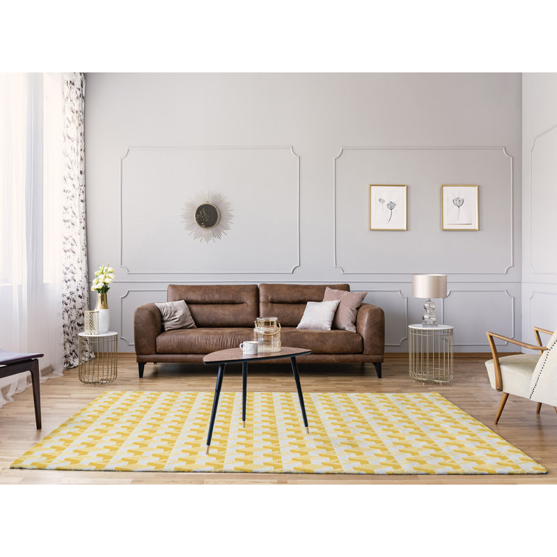 Chenille Geometric Indoor Rug, Rectangle 9' x 12'