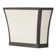 Crotzer Steel LED Flush Mounted Sconce
