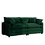 Canapé de salon moderne en tissu avec 4 coussins rembourrés Modern-603495107