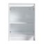 Armoire de rangement autoportante 24 po, 2 portes à fermeture douce, blanc brillant (emballage KD)