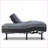 Mattresses 12 Inch Split Top King Cooling Gel Foam Soft Mattress with Removable Anti-Microbial Cover | Foam | Charcoal Gray+Black-1107458077