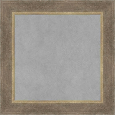 Driftwood Tan Framed Magnetic Board - Magnet Board, Organization Board
