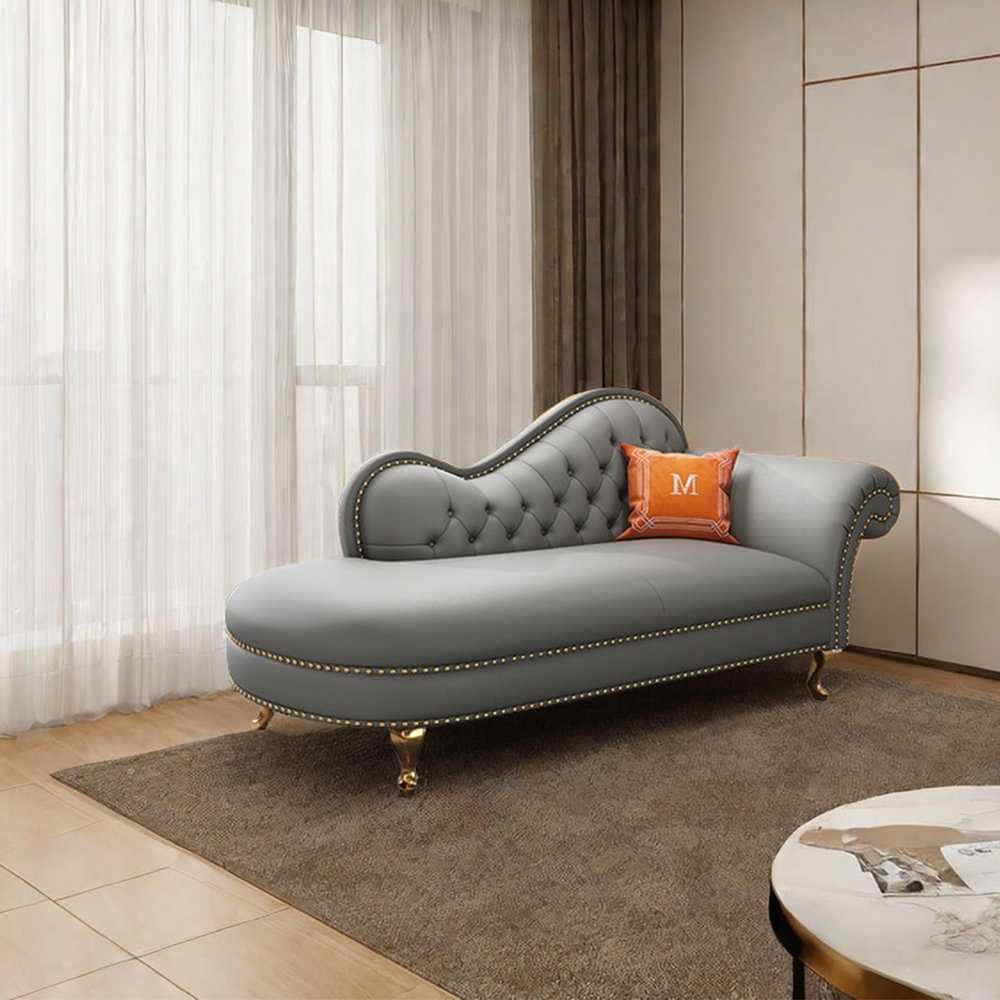 ComfySofa.s Rivet trim, leather elastic sponge fill recliner Faux ...