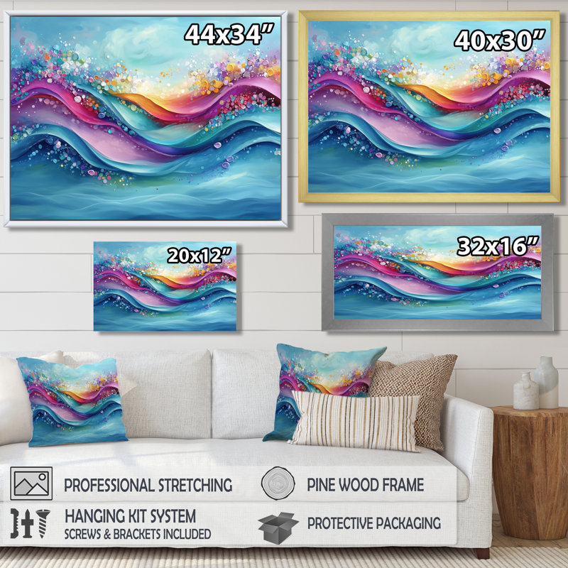 Linehan - Coastal Wall Art, Toile tendue, Ne s’applique pas, H 24 po x l 32 po