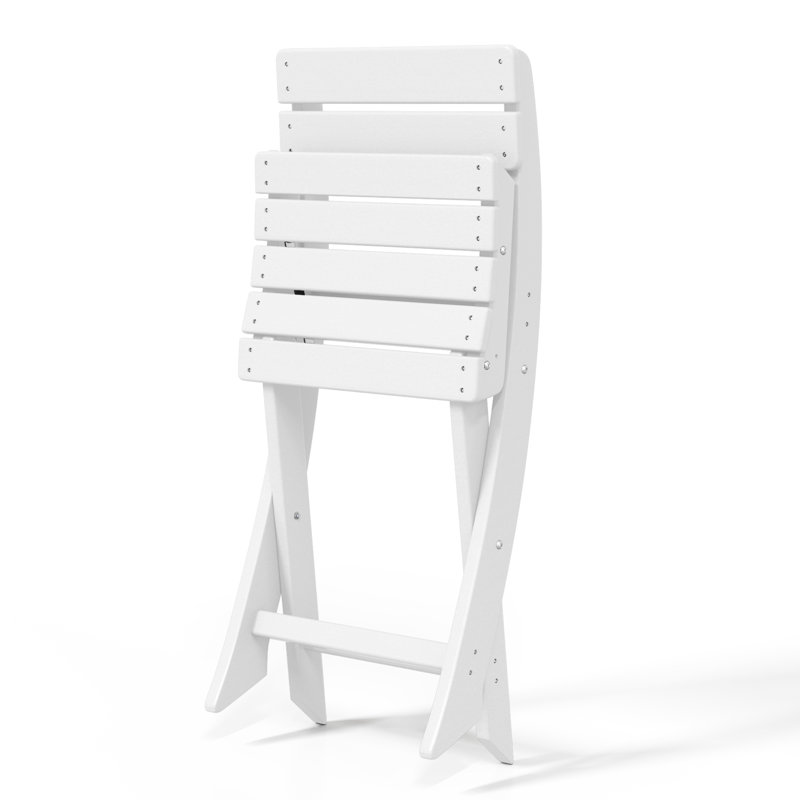 Laguna 3-Piece Folding Dining Set, White