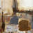 Canvas Abstract Brown Framed Wall Art with Silver Frame