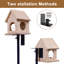80'' H  Wooden Bird Feeder Station