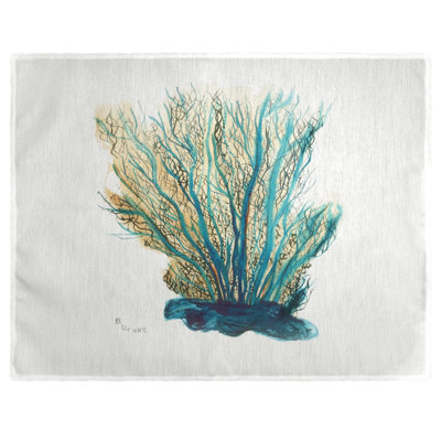 Felicia Polyester Floral Rectangle Placemat