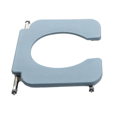 Adjustable Raised Toilet Seat with Cushion