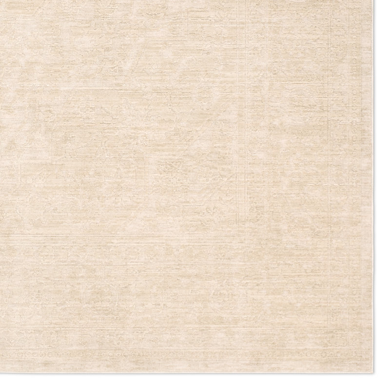 Tapis oriental oriental blanc, Rectangle 8 pi 6 po x 11 pi 6 po