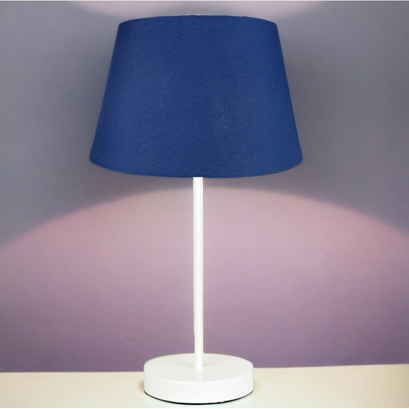 Onorio Metal Table Lamp, Navy