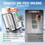 2.25G Gravity-fed Water Filter Countertop System Stainless Steel 2 Filters