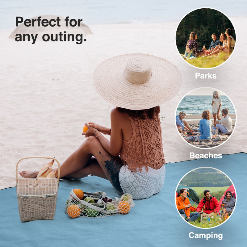 XL Picnic Blanket, Blue