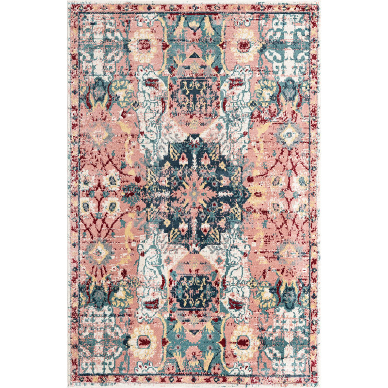 Endel Abstract Indoor Rug, Rectangle 6' x 9'
