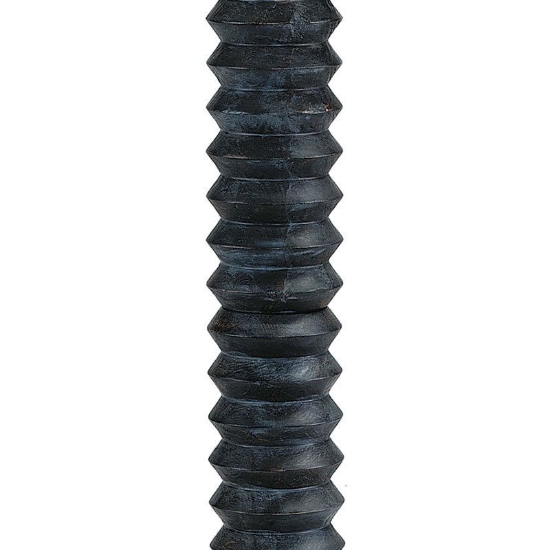 Accordion Floor Lamp, Ebony
