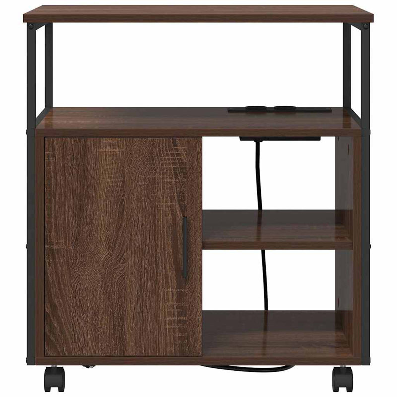 Storage Cabinet, Brown Oak