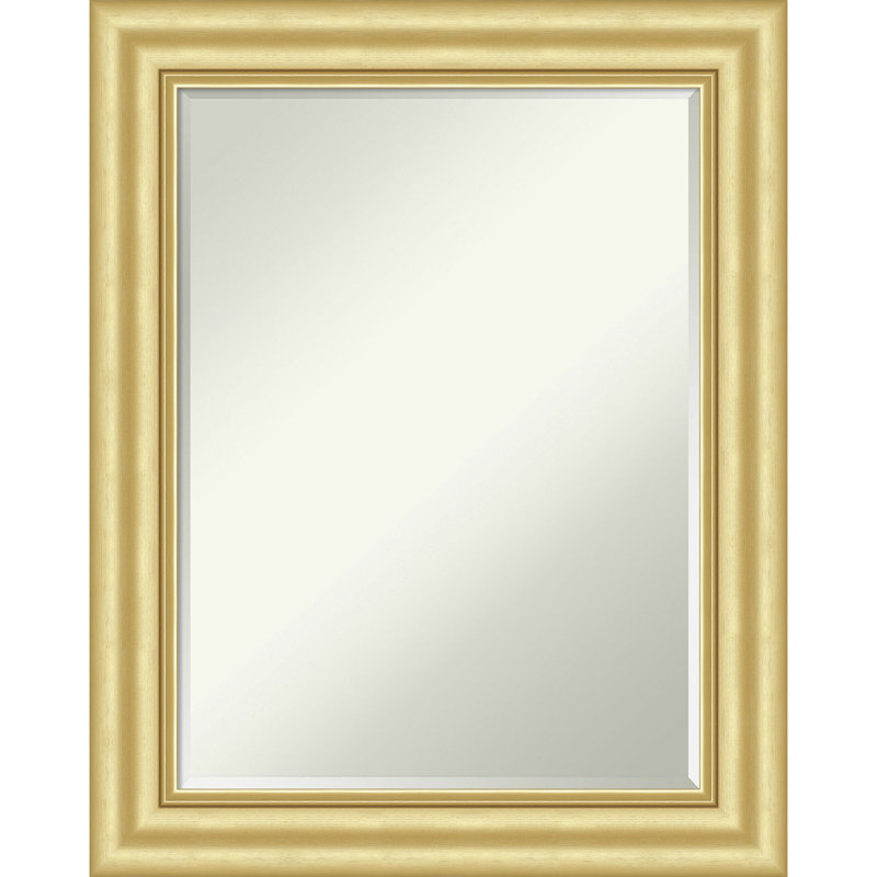 Miroir mural pour salle de bain Sophia, Doré