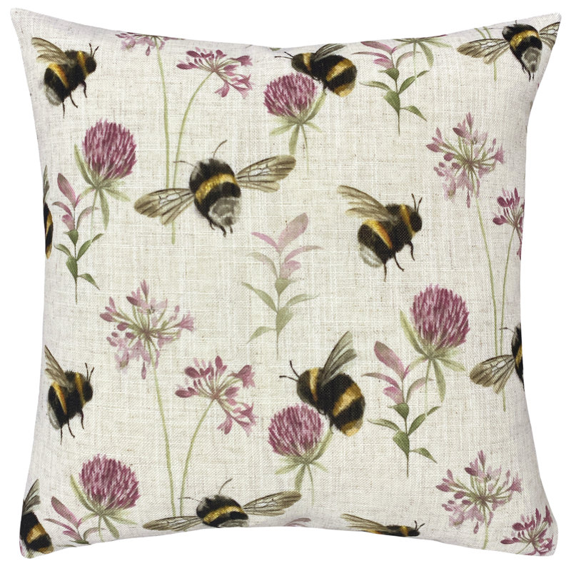 Floral Square Cushion Cover