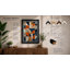 Geometric Tile Study Mid-Century - Framed Print-887210286-887210285